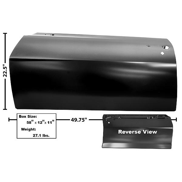 GLA1075D Repair Panels Door Skin Driver Side